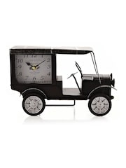 Widdop Black Mantel Clock - Vintage Car - Image 1 of 2