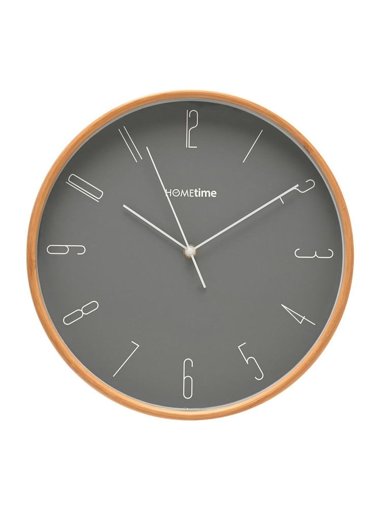 Widdop Oak Bamboo Wall Clock - Image 1 of 5 Widdop Oak Bamboo Wall Clock - Image 1 of 5