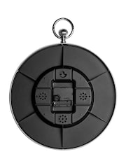 Widdop Silver Aluminium Wall Clock - Image 5 of 6