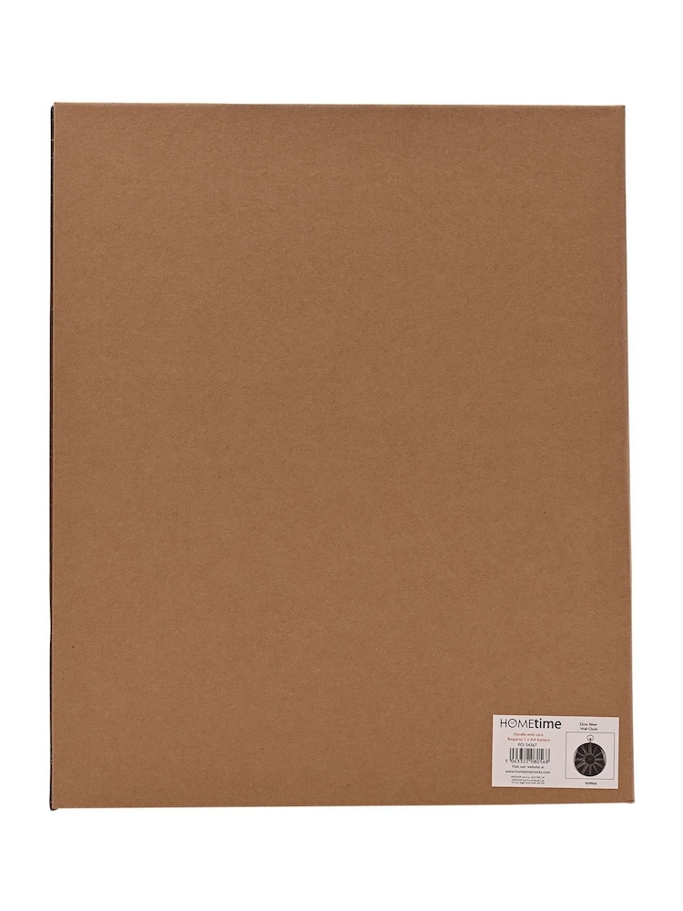 Widdop Silver Aluminium Wall Clock - Image 6 of 6 Widdop Silver Aluminium Wall Clock - Image 6 of 6