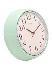 Widdop Sage Round Retro Wall Clock - Image 2 of 5