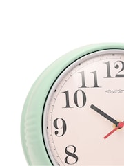 Widdop Sage Round Retro Wall Clock - Image 3 of 5