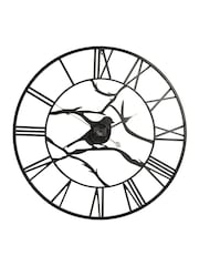Widdop Black Bird Metal Wall Clock - Image 4 of 4
