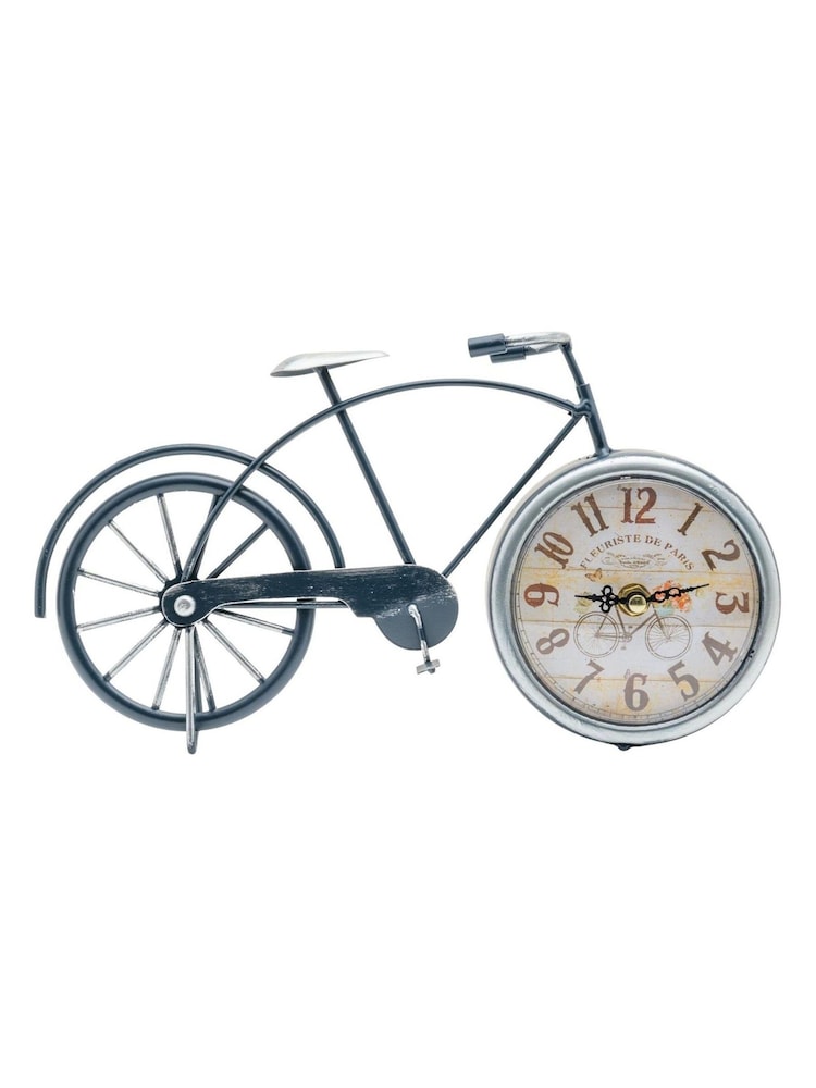 Widdop Grey Mantel Clock Bicycle - Image 1 of 5