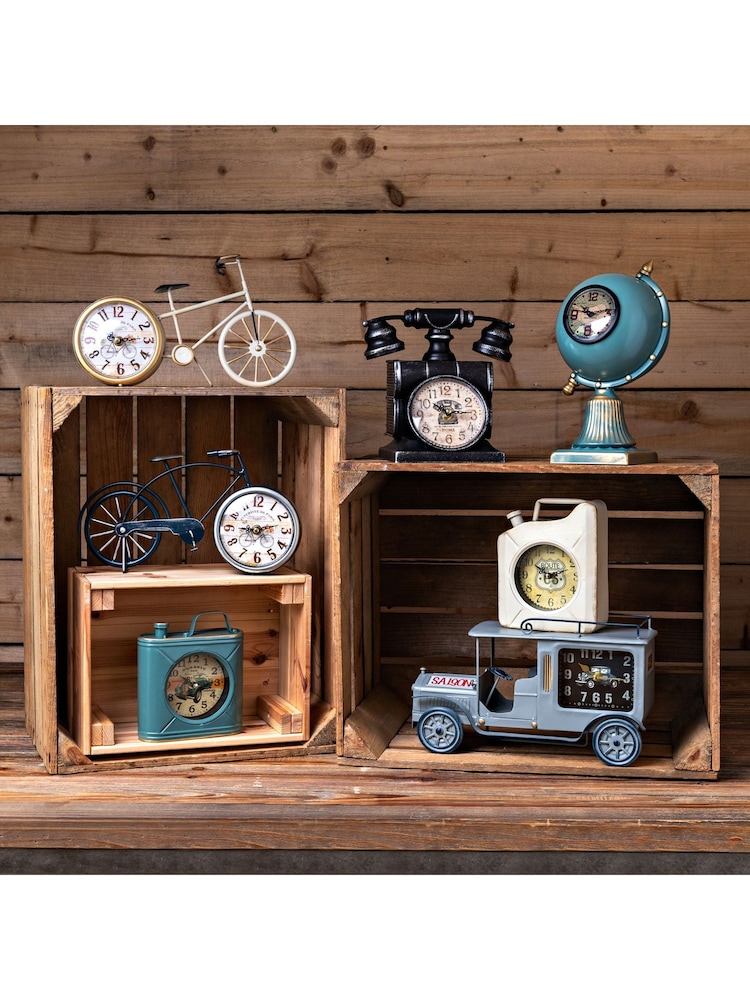 Widdop Grey Mantel Clock Bicycle - Image 5 of 5