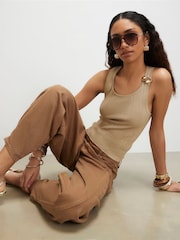 River Island Gold Hardware Knit Vest Top - Image 2 of 4