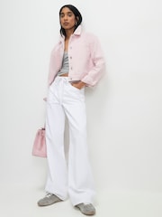 River Island Pink Pocket Front Denim Jacket - Image 2 of 4
