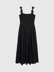 River Island Poplin Cutwork Hem Midi Dress - 5的图像5｝
