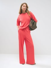 River Island Pink Premium Boxy T-Shirt - Image 1 of 4