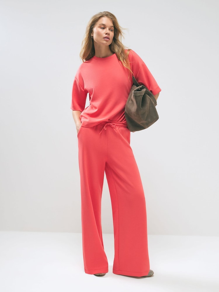 River Island Pink Premium Boxy T-Shirt - Image 1 of 4