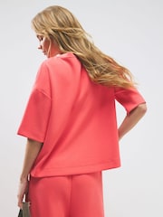 River Island Pink Premium Boxy T-Shirt - Image 2 of 4