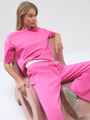 River Island Pink Premium Boxy T-Shirt - Image 3 of 4