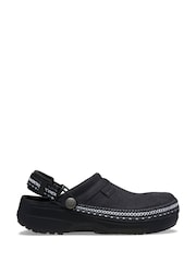 Crocs Black Classic Stitch Clogs - Image 1 of 7