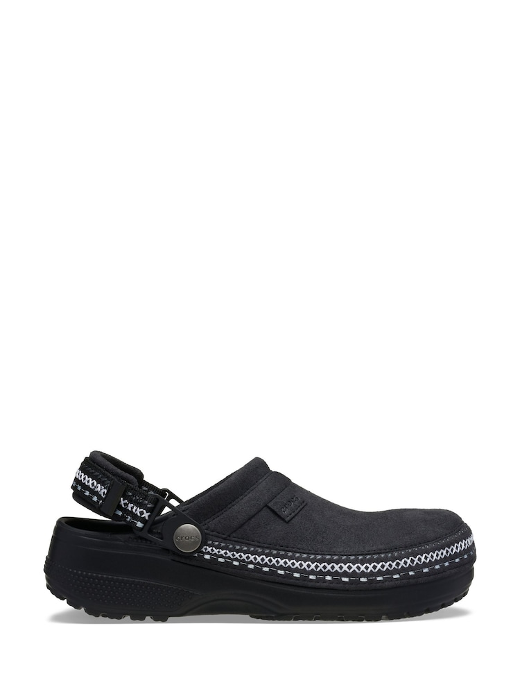 Crocs Black Classic Stitch Clogs - Image 1 of 7
