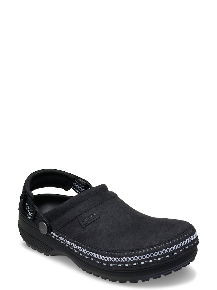 Crocs Black Classic Stitch Clogs - Image 2 of 7
