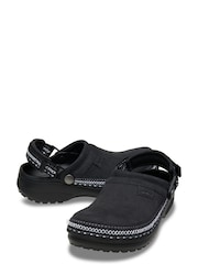 Crocs Black Classic Stitch Clogs - Image 3 of 7