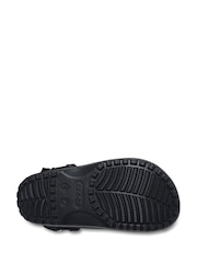 Crocs Black Classic Stitch Clogs - Image 6 of 7