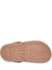 Crocs Brown Classic Fleece Lined Animal Clogs - Image 5 of 6