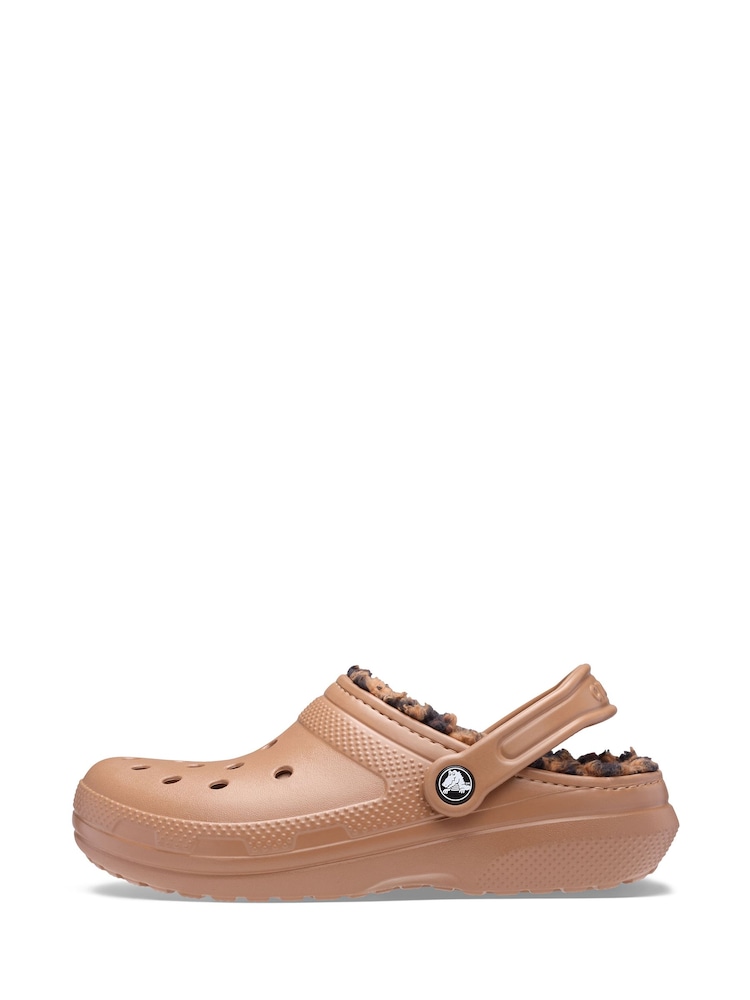 Crocs Brown Classic Fleece Lined Animal Clogs - Image 6 of 6