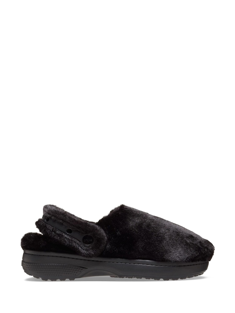 Crocs Black Classic Unfurgettable Clog Slippers - Image 1 of 5 Crocs Black Classic Unfurgettable Clog Slippers - Image 1 of 5