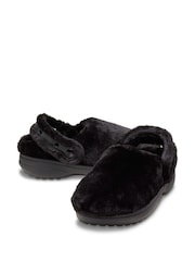 Crocs Black Classic Unfurgettable Clog Slippers - Image 3 of 5