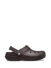 Crocs Brown Adult Classic Fleece Lined Clogs - Image 1 of 7