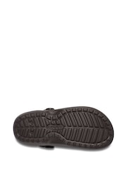 Crocs Brown Adult Classic Fleece Lined Clogs - Image 2 of 7