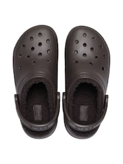 Crocs Brown Adult Classic Fleece Lined Clogs - Image 7 of 7