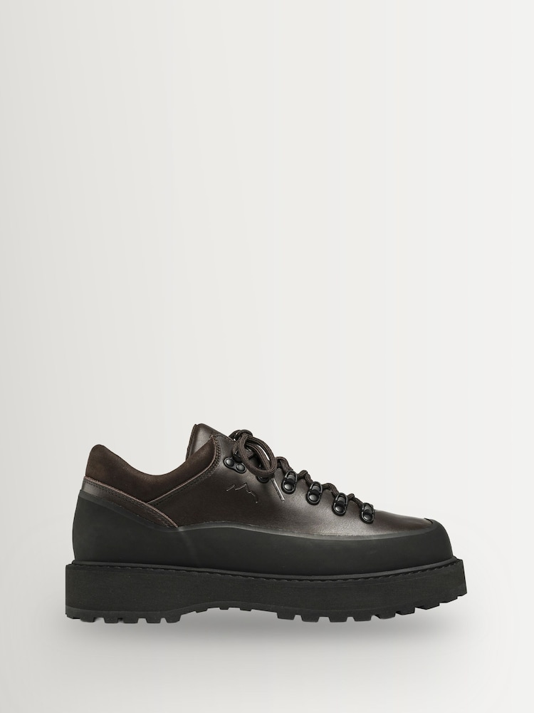 DIEMME Brown Black Cornaro Due Gomma Hiking Shoes - Image 1 of 4