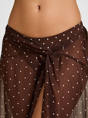 Hunkemöller Brown Algarve Beach Skirt - Image 3 of 5