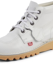 Kickers White Adult Hi Leather Boots - Image 6 of 6