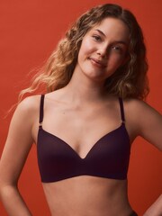 Plum Purple A-E Brushed Ultimate Comfort Bra - Image 1 of 4