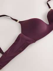 Plum Purple A-E Brushed Ultimate Comfort Bra - Image 7 of 7