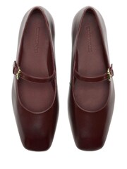 Whistles Red Mary Jane Ballet Pumps - Image 4 of 4