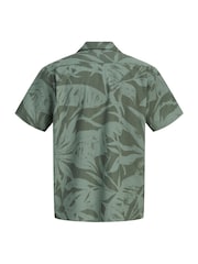 JACK & JONES Green All Over Print Shirt - Image 2 of 4