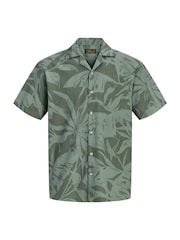 JACK & JONES Green All Over Print Shirt - Image 5 of 8