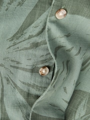 JACK & JONES Green All Over Print Shirt - Image 7 of 8