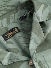 JACK & JONES Green All Over Print Shirt - Image 8 of 8