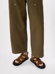 Whistles Brown Freya Fisherman Sandals - Image 3 of 3