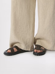 Whistles Grey Freya Fisherman Sandals - Image 1 of 4