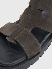 Whistles Grey Freya Fisherman Sandals - Image 4 of 4