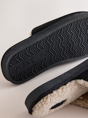 Black Microsuede Mule Slippers - Image 7 of 7