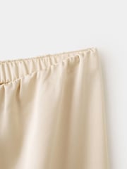 Mango Cream Satin Wide Leg Trousers - Image 6 of 7