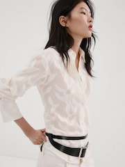 Mango White Lace Trim Sleeveless Blouse - Image 4 of 8