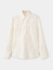 Mango White Lace Trim Sleeveless Blouse - Image 6 of 8