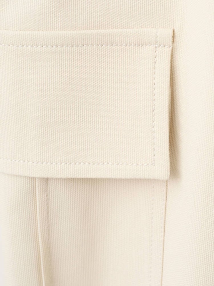Mango Cream Scarf Detail Straight Leg Trousers - Image 7 of 7