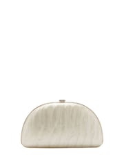 Mango White Pearl Clutch Bag - Image 5 of 5