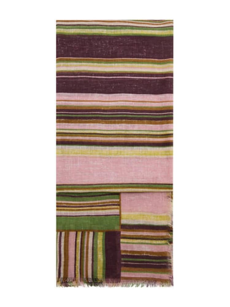 Mango Pink Large Printed Satin Shawl - Image 3 of 3