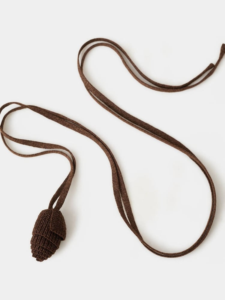 Mango Brown Crew Neck Soft Knit Jumper - Image 8 of 8