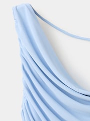Mango Blue Cowl Neck Top - Image 7 of 8